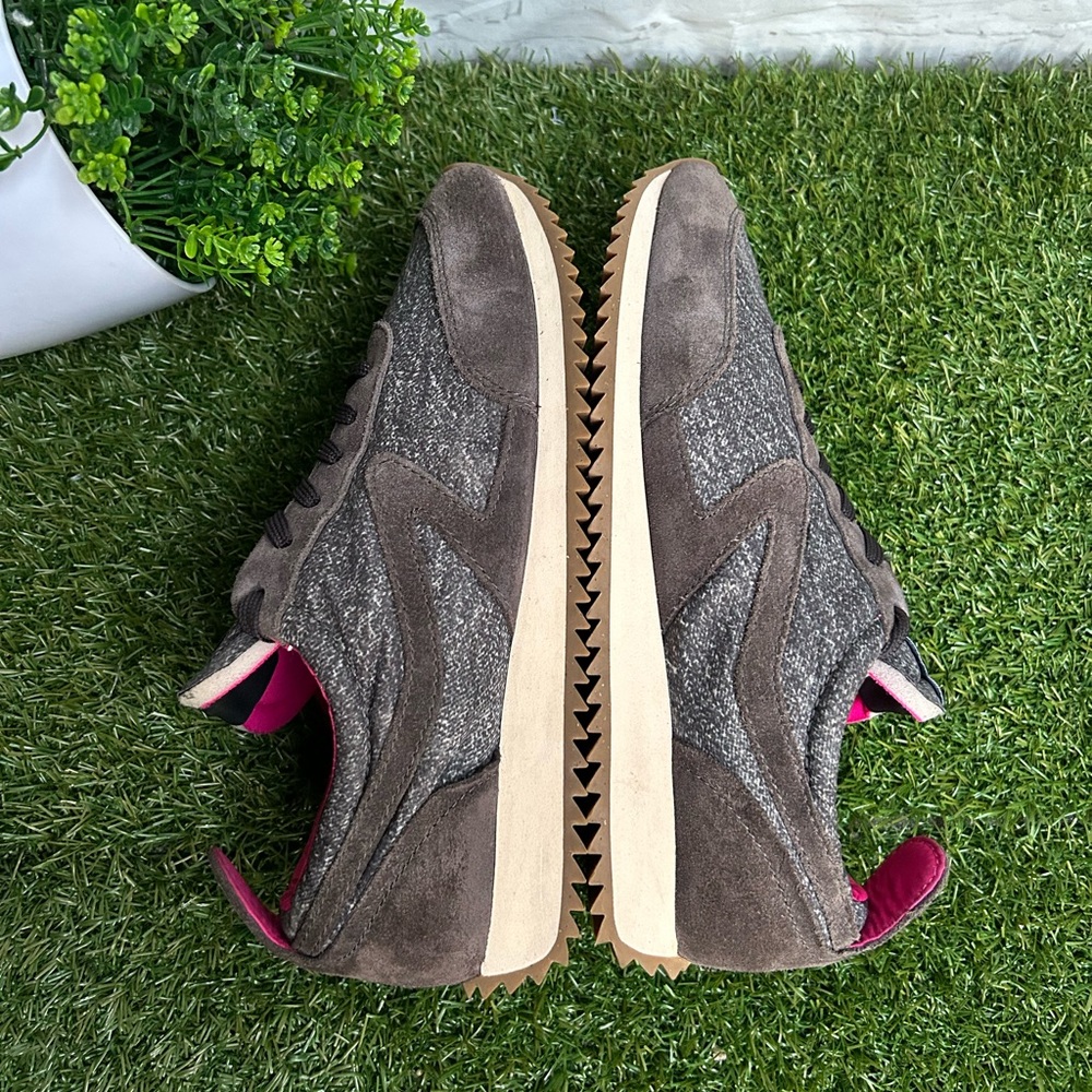 rag & bone Gray & Brown Women's Runner Sneakers with Red Lining - Picture 11 of 15